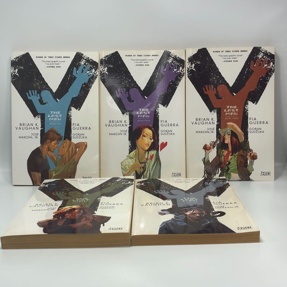 Y: The Last Man by Brian K. Vaughan Paperback Book One - Graphic Novel English